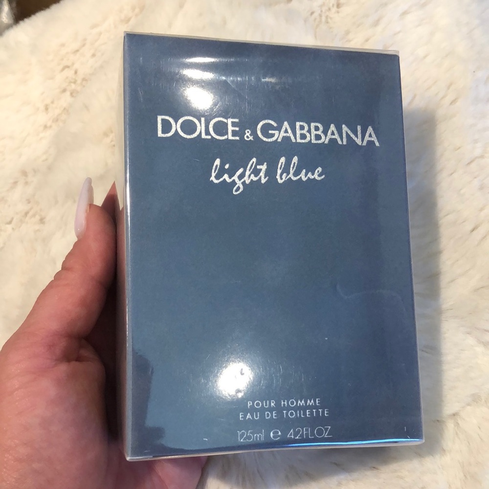 New! Dolce & Gabbana light blue , men